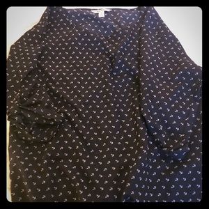 Old Navy, Lg, silky 3/4 sleeve top